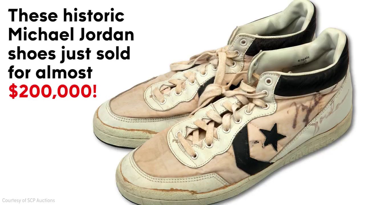 Historic Michael Jordan shoes break record YouTube