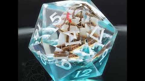 Ship-In-A-Bottle Giant d20 from TeaToucan.com