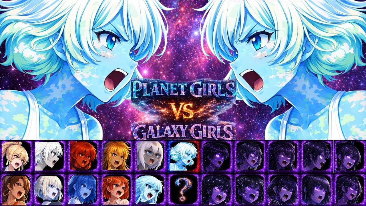 PLANET GIRLS VS GALAXY GIRLS full roster showcase