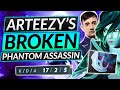 How Arteezy Plays Phantom Assassin CARRY - Tips, Tricks, Builds - Dota 2 PA Guide