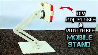 How to make an adjustable mobile stand / DIY MOBILE STAND FROM PVC PIPE