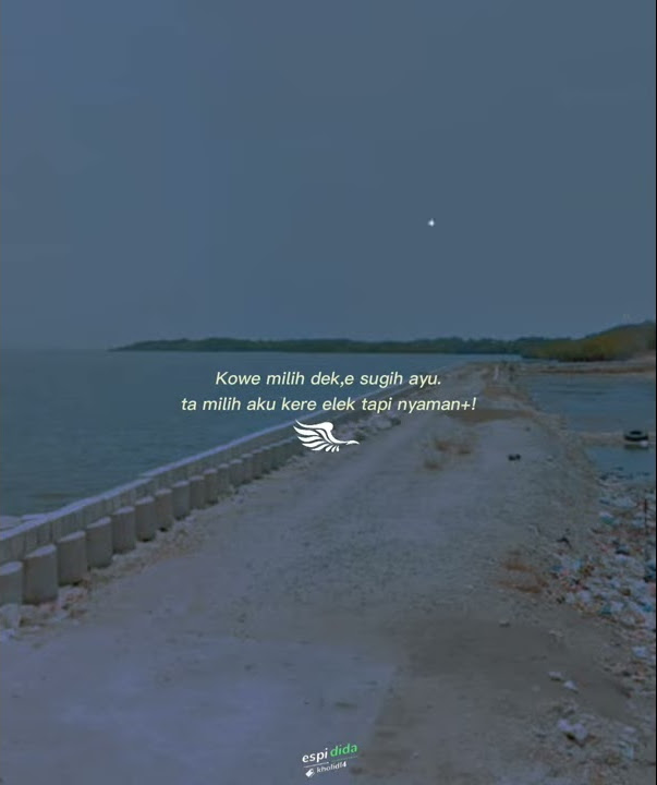 story' wa pantai ll story literasi lagu suci dalam debu keren