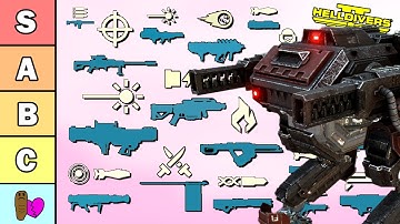 Re-Ranking the BEST and WORST Support Weapon Stratagems vs the Automatons in Helldivers 2