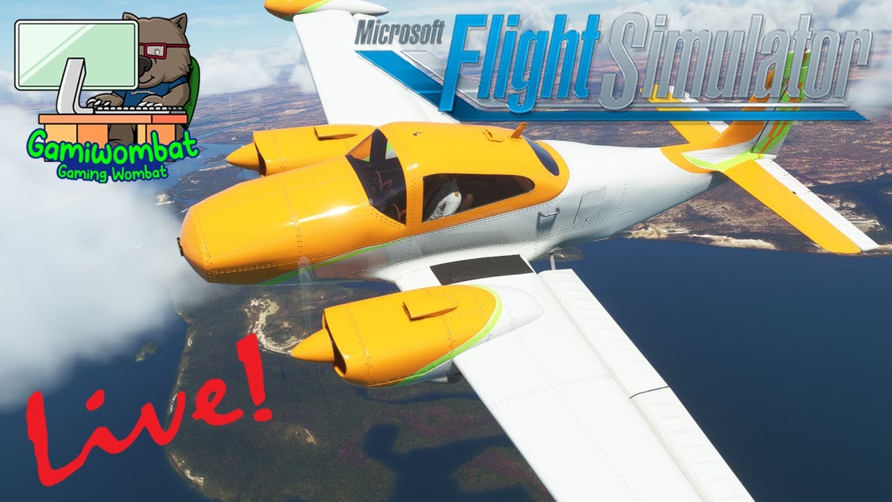Camair 480 Twin Navion North Australia Microsoft Flight Simulator - YouTube
