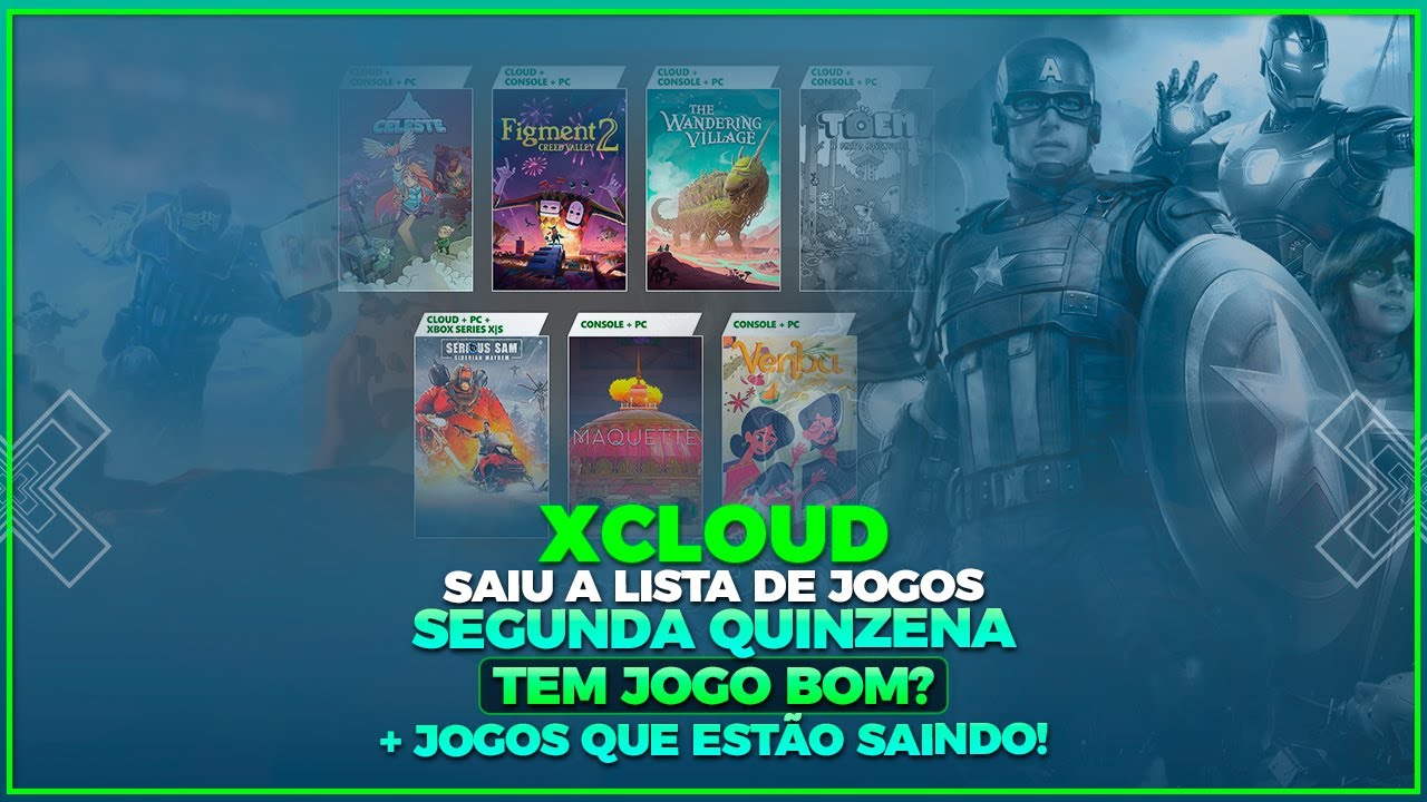 AGOSTO²: LISTA de JOGOS xCLOUD e GAME PASS da 2ª QUINZENA e 16 JOGOS com  CONTROLES TOUTH