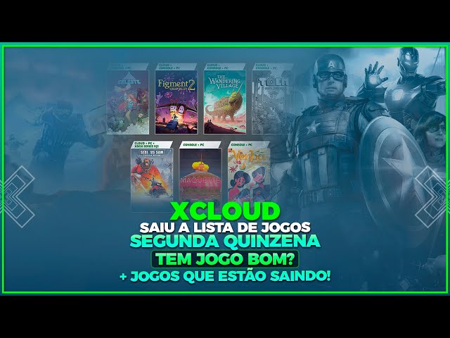 AGOSTO²: LISTA de JOGOS xCLOUD e GAME PASS da 2ª QUINZENA e 16 JOGOS com  CONTROLES TOUTH