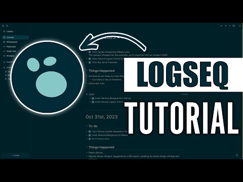Logseq tutorial