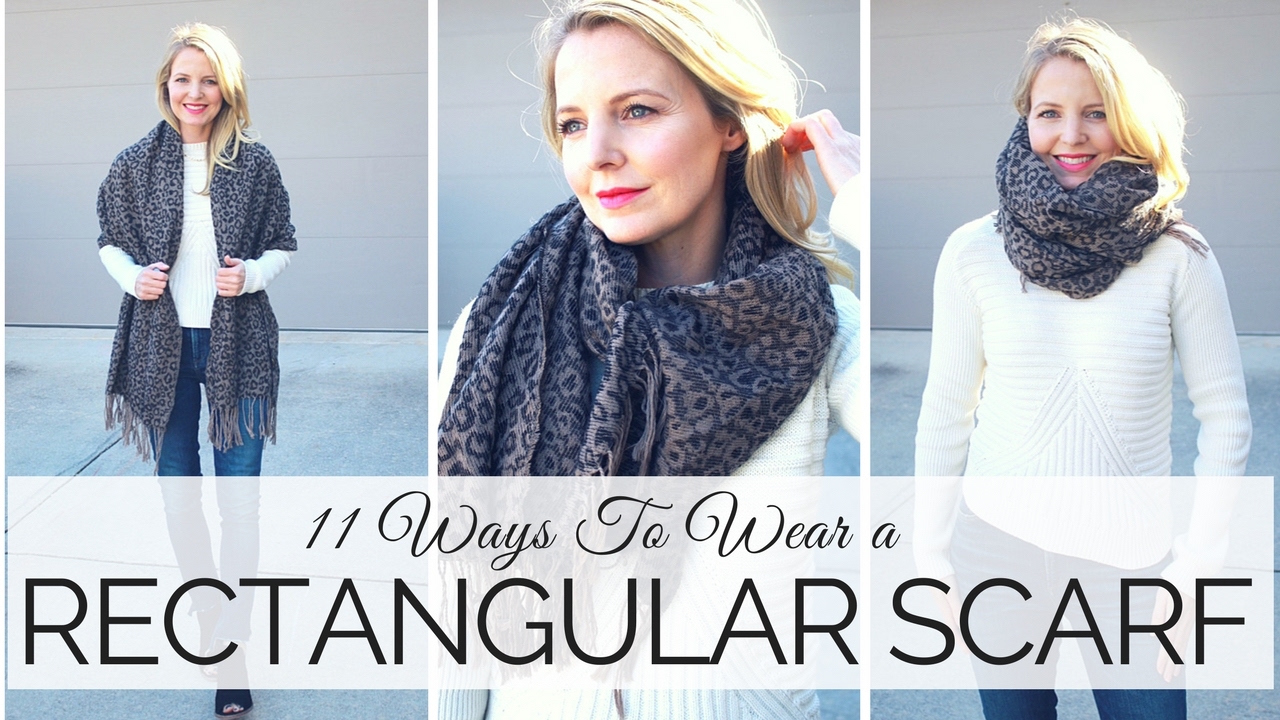 11 Ways To Wear A Rectangular Scarf Busbeestyle Com