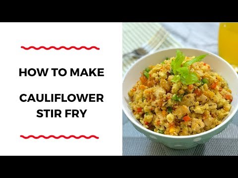 HOW TO MAKE CAULIFLOWER STIR FRY - HEALTHY SERIES - ZEELICIOUS FOODS hqdefault