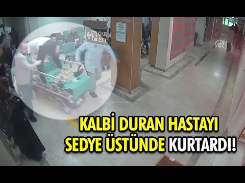 Kalbi Duran Hastayı Sedye Üstünde Kurtardı!