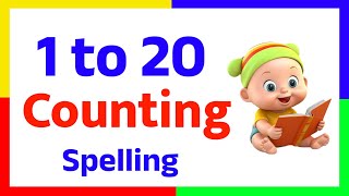 Number names 1 to 20 in english/English numbers 1-20 pronunciation/1 to 20 number names