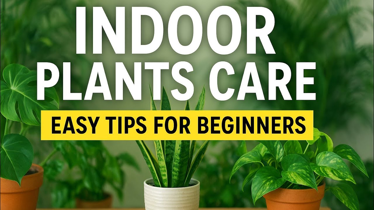 How to Take Care of Indoor Plants | Easy Guide for Beginners - YouTube