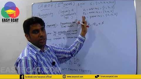 Math Ecat Class by Easy Ecat....Learn the Concept of Probability For Ecat Exam
