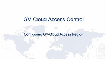GV-Cloud Access Control (3): Setting up GV-Cloud Access Control Region