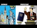 10 Biggest Differences With CATHOLICISM and PROTESTANTISM - Compilation