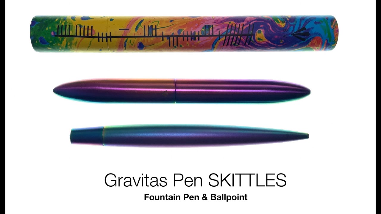 First Impressions of the Gravitas Pen SKITTLES Fountain Pen
