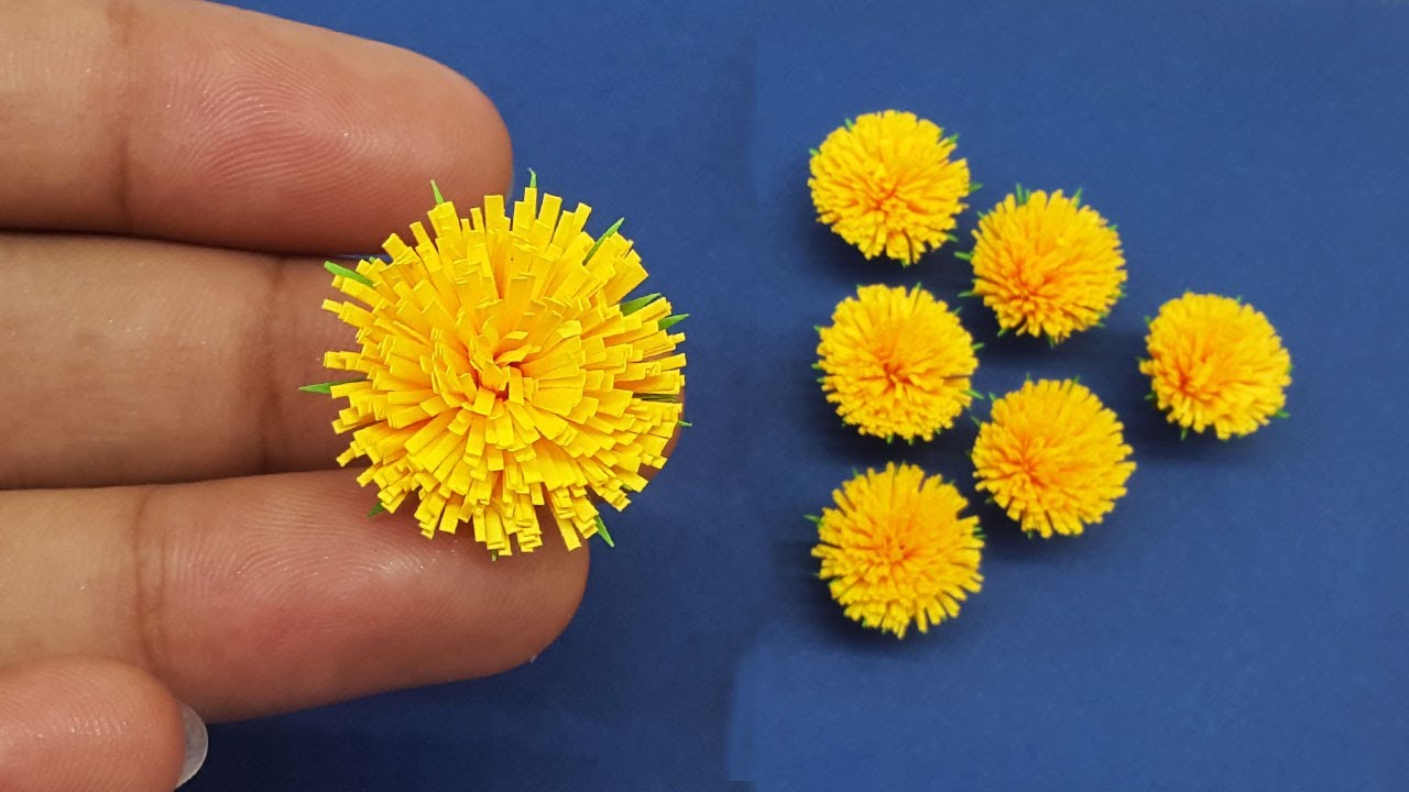 DIY Tiny Paper Flowers  Paper Flower Making 