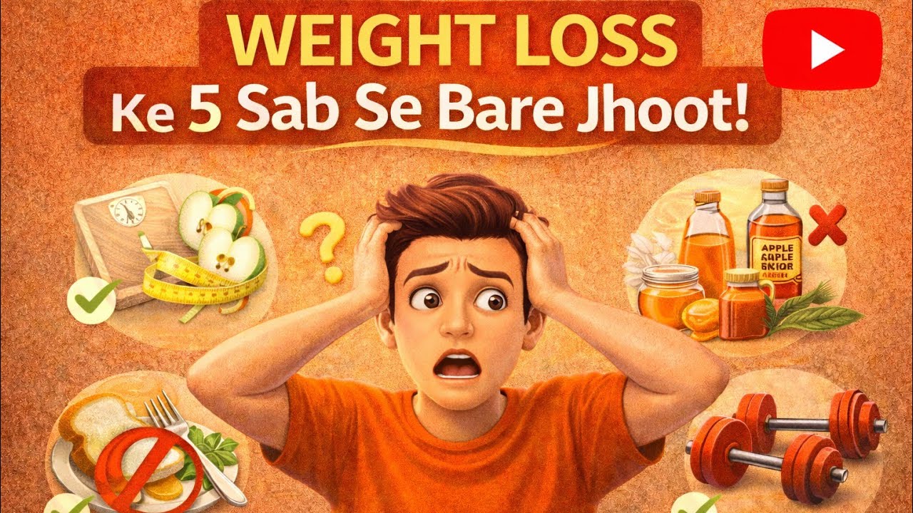 Weight loss myths| most common myths for weight loss - YouTube