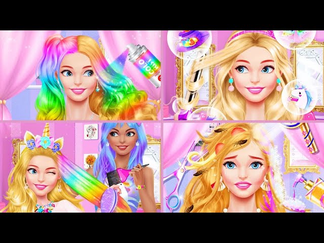 JOGO DE SALÃO DE BELEZA - GAME GIRL GAMES : HAIR SALON MAKEUP