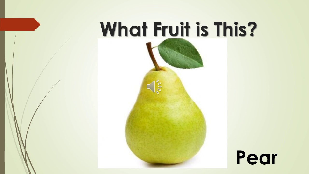 The Fruits..... Apple, orange, banana, pear, grapes! YouTube