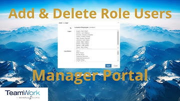 TeamWork 5 Manager Tutorial: How to Add and Delete Organization Role Users
