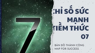 Chỉ số tiềm thức 7 Bản đồ thành công Map for Success | Kaizen Bản Thân