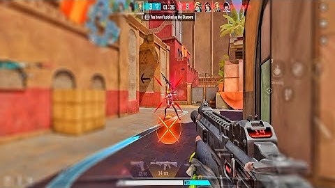 Hyper Front Gameplay (Valorant Copy ) Ultra Graphics 60fps Gameplay Android Gameplay @Rohan Op