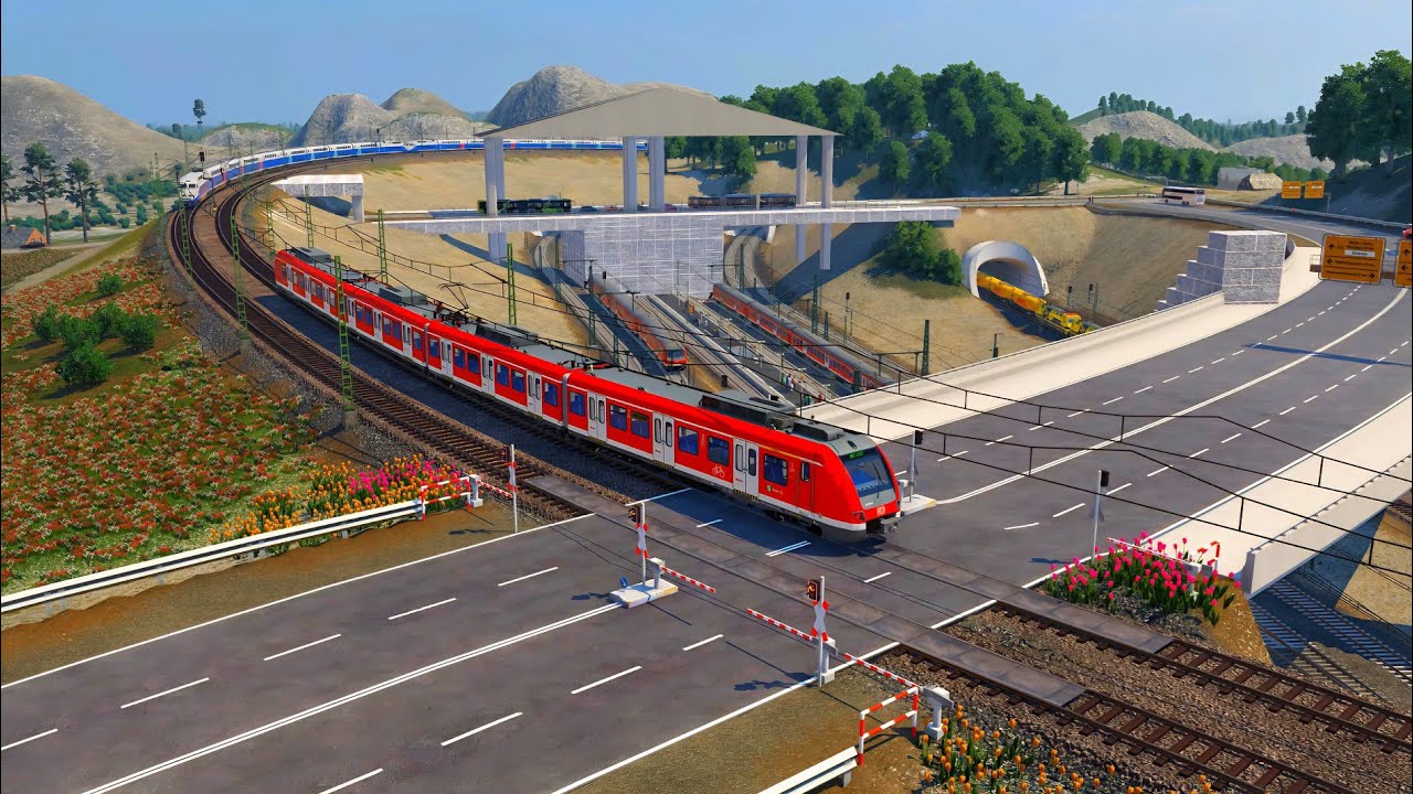 Transport Fever 2: Der Bahnübergang Teil 917