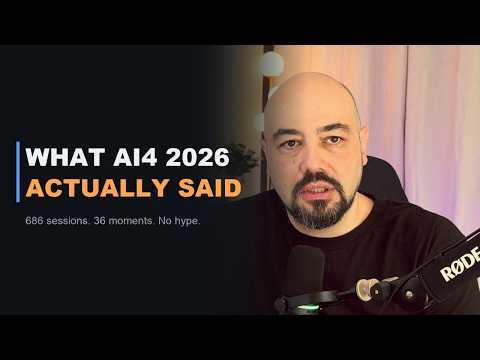 36 Moments from 686 Sessions | What Ai4 2026 Actually Said About AI
