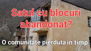 Satul cu blocuri dintre păduri/aici lucrau mii de oameni/ ce a mai rămas?