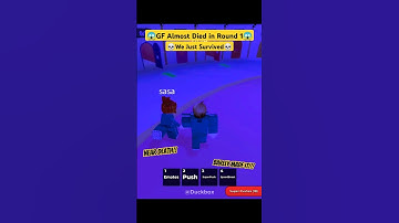 GF Almost Died in Round 1😱 We Just Survived🥶💀 #gaming #roblox #horrorgaming