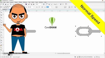 Cara Membuat Rantai dengan Corel Draw X7 (Normal Speed)