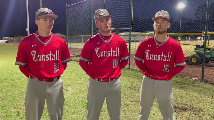 Postgame Interview: Tunstall baseball's Elijah Byrd, Caulier Barker, Daniel Hicks