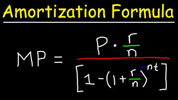 Amortization Loan Formula