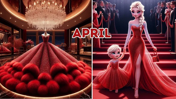 👑✨ Choose Your Birthday Month & Discover Your Luxury Dress with a Princess and Her Daughter! 💃👸💎