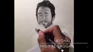 Draw Portrait For Yasser Al Saggaf By