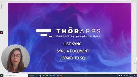 How to sync a Document Library to SQLdatabase using ListSync?