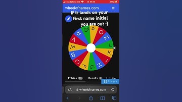 If it lands on your first name initial you are out :). Part 12 #shorts