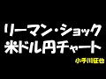 リーマン・ショック 米ドル円チャート