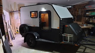 DIY Square drop camper trailer build, Almost finished!