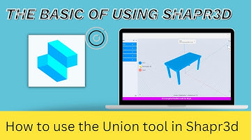 How to use the Union tool in Shapr3d