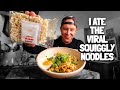 I ate the viral trader joes squiggly knife cut style noodles