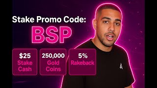 Stake Casino bonus code BSP: 200% up to $1000 + 5% Rakeback (2026)