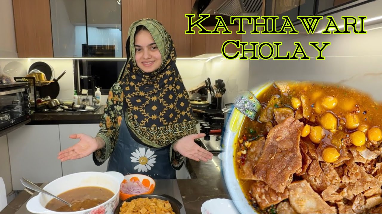 Street style kathiwari cholay recipe ♥️ | Ramadan Series✨