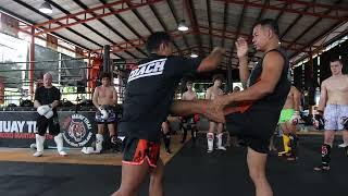 Combination & Counter Technique In Intermediate Muay Thai Class @ Tiger Muay Thai