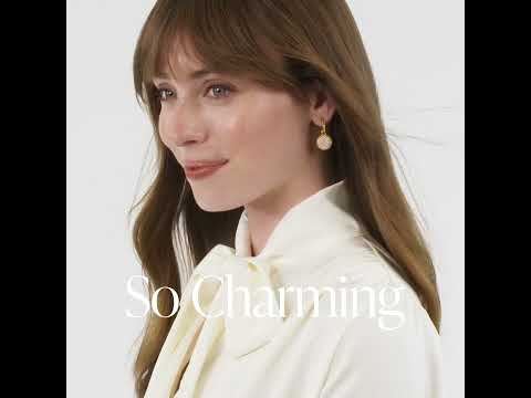 Julie Vos Hoop & Charm Earrings