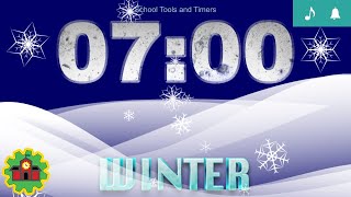 7 Minute Winter Timer | Relaxing Piano Music | Alarm