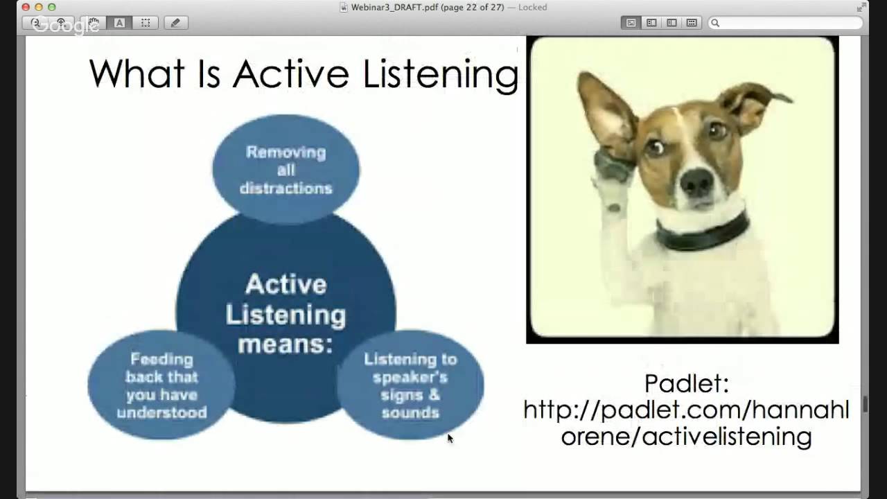 active listening and critical thinking