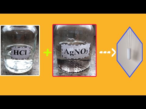 Video [HCl AgNO3] Axit clohiđric tác dụng với bạc nitrat. - youtube
