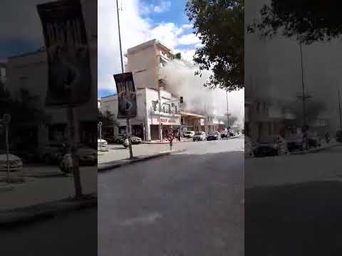 Φωτιά σε πολυκατοικία επί της Λαγκαδά στη Θεσσαλονίκη